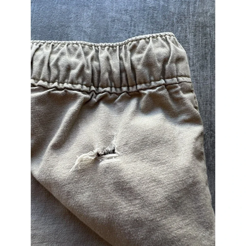 GAP Kids Boys Set Lot of 2 Khaki Drawstring Everyday Joggers Pants L 10-11 READ!